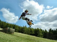 Mountainboarden in Flims Flims (GR)