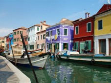 Italia : Bootstour auf dem Po in Italien Fluss Po, Italien