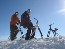 Snowbike fahren Schweiz, Kanton Graubünden